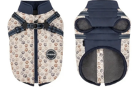 Dogs&amp;Co&reg; Warme  Hondenjas Navy Print (Model 2025)