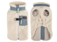 Honden Teddy winterjas Ecru