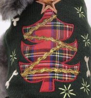 Honden &quot;Foute&quot; Kersttrui Groen Kerstboom