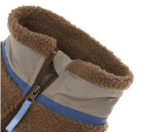 Honden Teddy winterjas bruin 
