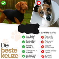 Dogs&amp;Co&reg; Honden Romper voor na de operatie Zwart
