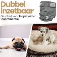 Dogs&amp;Co&reg; Loopsheidbroekje Beige - Diverse maten