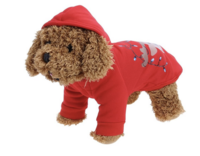 Honden Kerst Hoodie Rood -  Rudolf Kerstballen