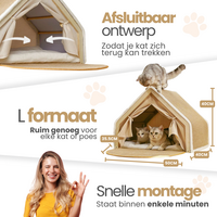 Cats&amp;Co&reg; Katten Krabtent L 50x40x40CM