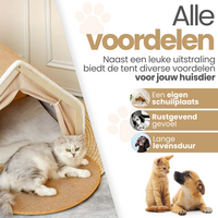 Cats&amp;Co&reg; Katten Krabtent L 50x40x40CM