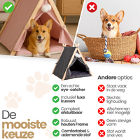 Dogs&amp;Co&reg; Tipi Tent voor katten of kleine honden Grijs