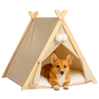 Dogs&amp;Co&reg; Tipi Tent voor katten of kleine honden Ecru