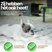 Dogs&amp;Co Icesilk koelmat voor honden - Premium ademende koelmat voor honden