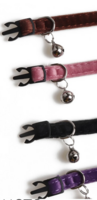 Kattenhalsband met strik Roze Velvet