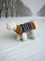 Hondentrui Noors voor kleine honden cognac