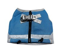 Verkoelend hondenvest Harnas Blauw (ALLEEN XL)