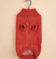 Dogs&amp;Co Honden Trui Hearts Rood &ndash; Warme Gebreide Hondentrui met Hartjes