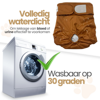 Dogs&amp;Co&reg; Loopsheidbroekje Bruin 