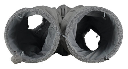 Puppytunnel - Kattentunnel 130x30 grijs Dogs&Co