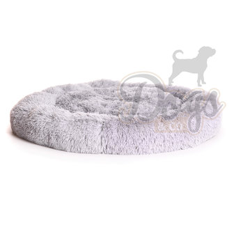 Fluffy Donut 100 cm (L) Lichtgrijs