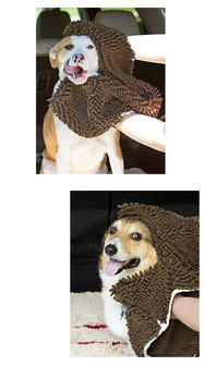 Honden Handdoek - Grijs - 80 x 35 cm - Dogs&amp;Co 