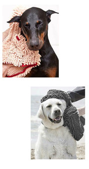 Honden Handdoek - Grijs - 80 x 35 cm - Dogs&amp;Co 