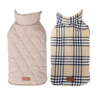 Hondenjas Burberry design Beige 