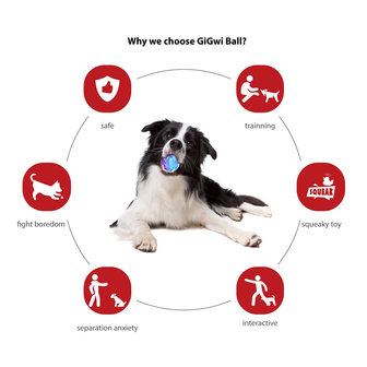 Gigwi squeaky  Ball  maat L