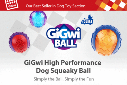 Gigwi squeaky  Ball  maat L