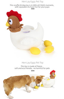 Dogs&Co Snuffelknuffel  Kip met eieren - Denkspel voor de hond - Chicken
