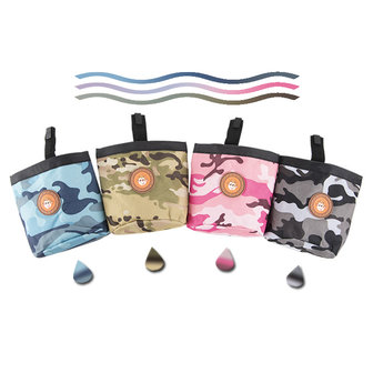 Beloningstasje Zwart Camo - Voertasje voor training