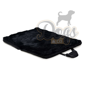 Draagbaar Hondenmatras Zwart 100x75cm