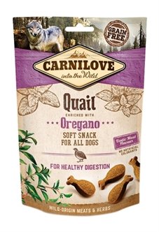 Carnilove Soft Snack Kwartel / Oregano 200 gr 