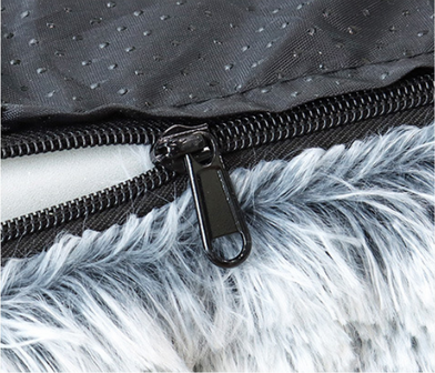 Dogs&Co Fluffy hondenbed Grijs