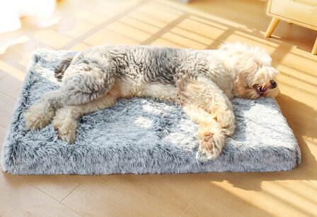 Dogs&Co Fluffy hondenbed Grijs