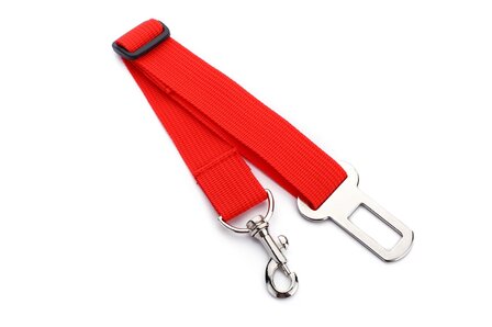 Honden Autogordel Rood