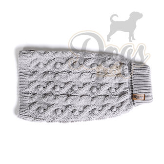 Dogs&Co Hand gebreide Hondentrui Grijs