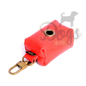 Dogs&Co Honden poepzakjeshouder Rood