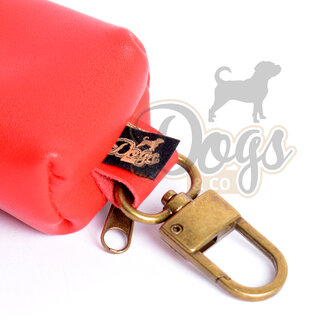 Dogs&Co Honden poepzakjeshouder Rood