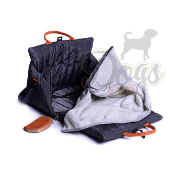 Dogs&amp;Co Luxe Honden Draagtas Antraciet