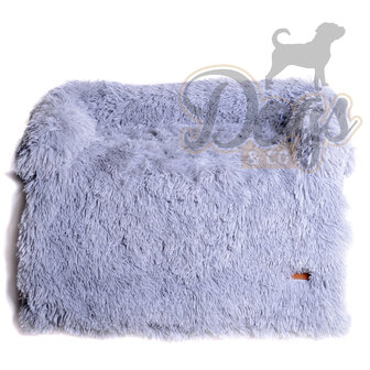 Dogs&amp;Co Zachte fluffy hondenmat voor bank Maat S Grijs 75x75cm