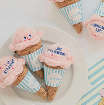 Honden Speelgoed Icecream Roze - Snuffel speelgoed