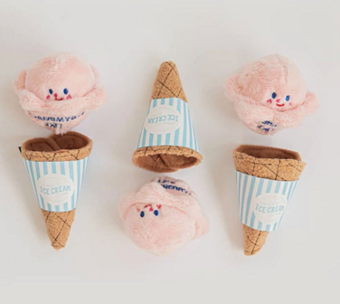 Honden Speelgoed Icecream Roze - Snuffel speelgoed