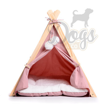 Dogs&amp;Co Tippi Tent voor katten of kleine honden Roze 