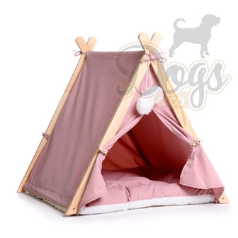 Dogs&amp;Co Tippi Tent voor katten of kleine honden Roze 