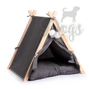 Dogs&amp;Co Tippi Tent voor katten of kleine honden Grijs