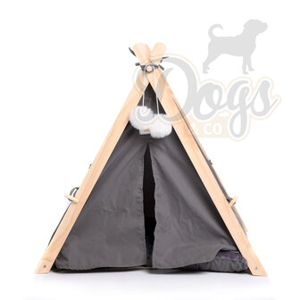 Dogs&amp;Co Tippi Tent voor katten of kleine honden Grijs