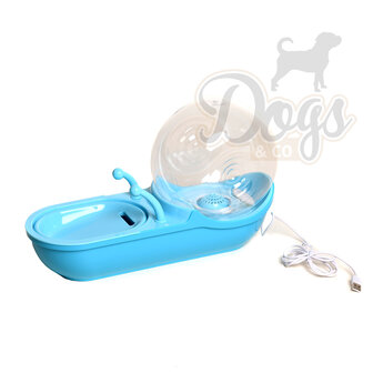 Drinkfontein met filter - Katten/Honden - 4,5 Liter - Blauw