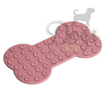 Dogs&Co Likmat Bone Oudroze  voor hond of kat 