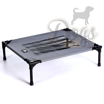 Dogs&amp;Co Stretcher Grijs - Dierenbed Outdoor -  72x62x18cm - Maat M