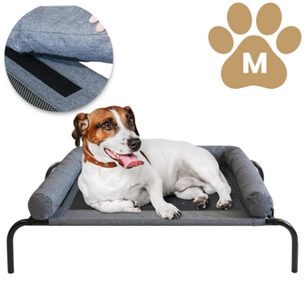 Dogs&amp;Co Hondenstretcher met bolster maat M 86*61*18CM