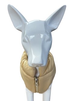 Winter Dons Jas Beige voor kleine honden