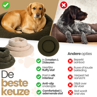 Dogs&amp;Co&reg; Donut Teddy 60cm Groen