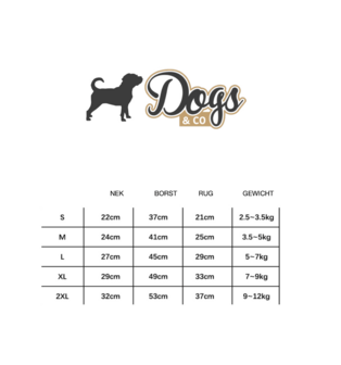 Dogs&amp;Co&reg; Comfort Jumpsuit voor Honden  Antraciet