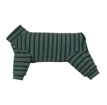 Dogs&amp;Co&reg; Comfort Jumpsuit voor Honden  Navy/Groen